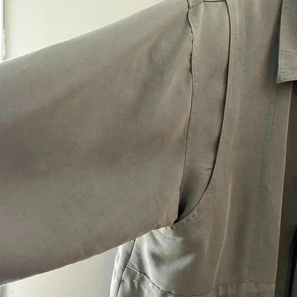 [XL]Vintage Pierre Balmain Cotton Blend Green Light Jacket - Picture 5 of 15